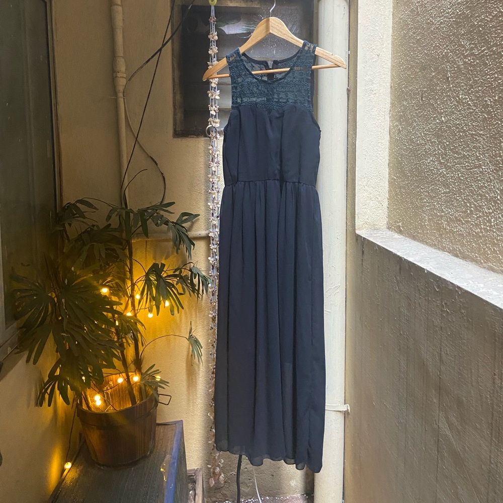 ⚫️Long Black Dress. Size - S - Picture 7 of 12
